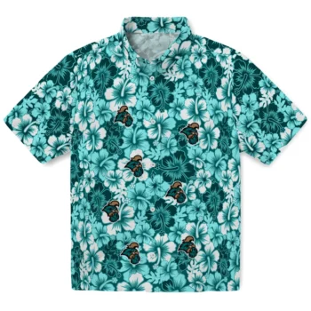coastal carolina chanticleers hibiscus blooms green hawaiian shirts best selling