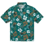 Coastal Carolina Chanticleers Hawaiian Shirt – Hibiscus Flower Design