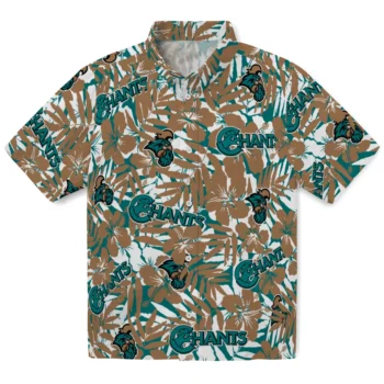 coastal carolina chanticleers hibiscus overlay hawaiian shirts best selling