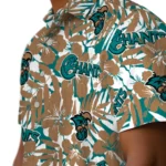 Coastal Carolina Chanticleers Hawaiian Shirt – Hibiscus Overlay