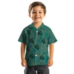 Coastal Carolina Chanticleers Hawaiian Shirt – Leaf Outline