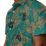 Coastal Carolina Chanticleers Hawaiian Shirt – Monstera Layer