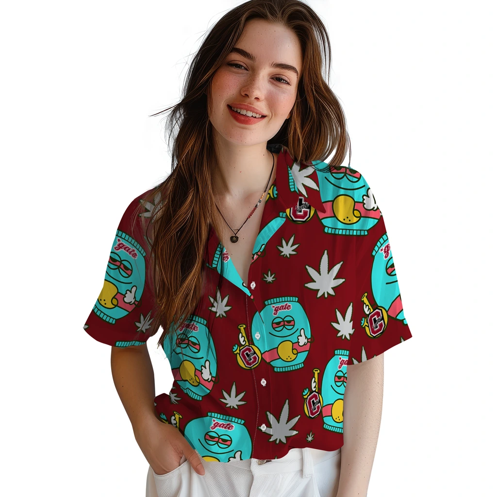 Colgate Raiders Hawaiian Shirt - Chill Vibe colgate raiders bong smile maroon hawaiian shirts latest model
