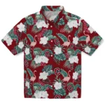 Colgate Raiders Hawaiian Shirt – Flamingo and Hibiscus