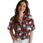 Colgate Raiders Hawaiian Shirt – Flamingo and Hibiscus