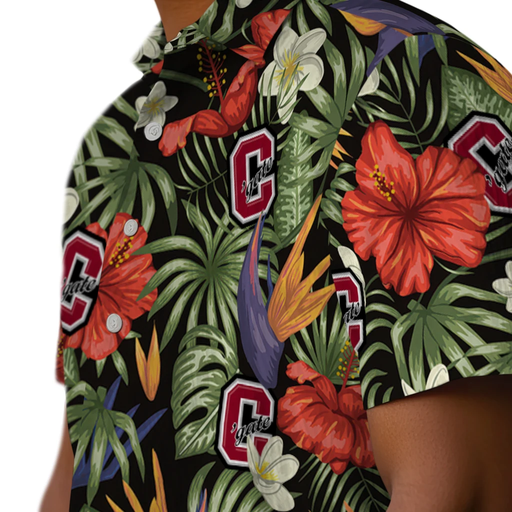 Colgate Raiders Hawaiian Shirt - Hawaii Floral Hibiscus colgate raiders hibiscus bird hawaiian shirts trendy