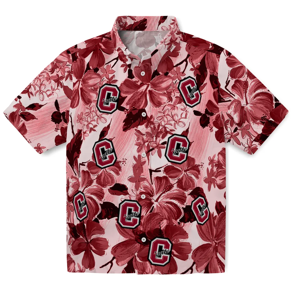 Colgate Raiders Hawaiian Shirt - Hibiscus Arrangement colgate raiders hibiscus arrangement maroon hawaiian shirts best selling