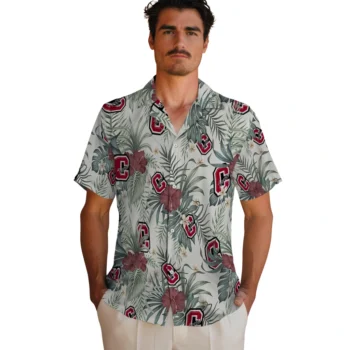 colgate raiders hibiscus designs beige hawaiian shirts fashion forward
