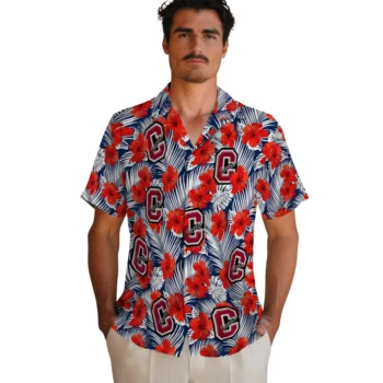 colgate raiders hibiscus fiesta red royal blue hawaiian shirts fashion forward