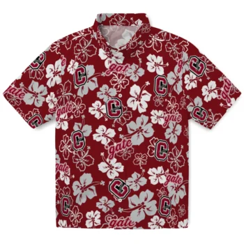 colgate raiders hibiscus bloom maroon hawaiian shirts best selling