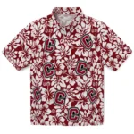 Colgate Raiders Hawaiian Shirt – Hibiscus Motif