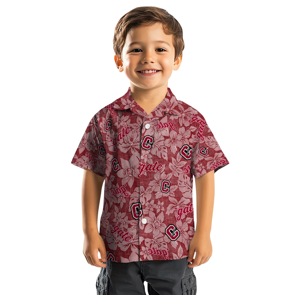 Colgate Raiders Hawaiian Shirt - Hibiscus Oasis colgate raiders hibiscus oasis maroon hawaiian shirts top rated