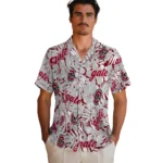 Colgate Raiders Hawaiian Shirt – Hibiscus Overlay