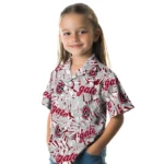 Colgate Raiders Hawaiian Shirt – Hibiscus Overlay