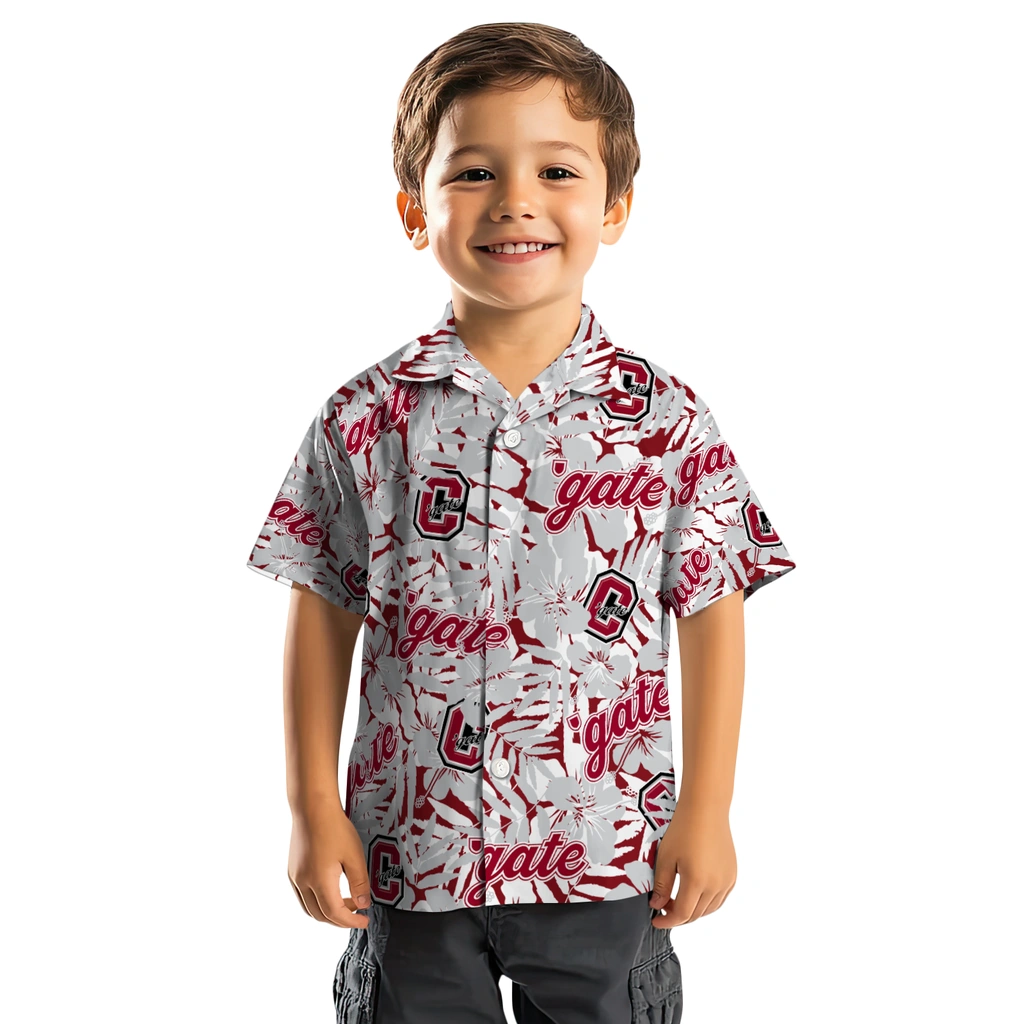 Colgate Raiders Hawaiian Shirt - Hibiscus Overlay colgate raiders hibiscus overlay hawaiian shirts top rated