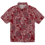 Colgate Raiders Hawaiian Shirt – Leaf Outline