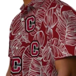 Colgate Raiders Hawaiian Shirt – Leaf Outline