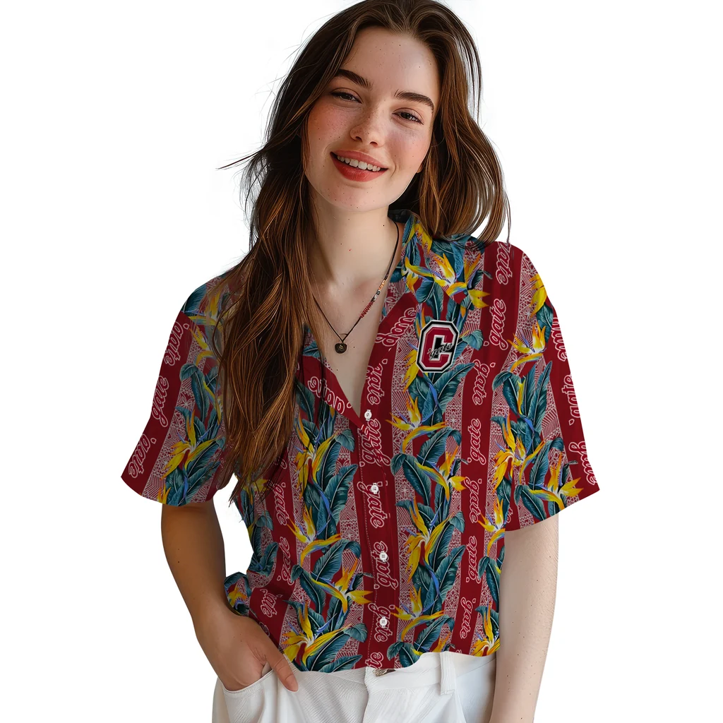 Colgate Raiders Hawaiian Shirt - Paradise Vines colgate raiders paradise vines maroon hawaiian shirts latest model