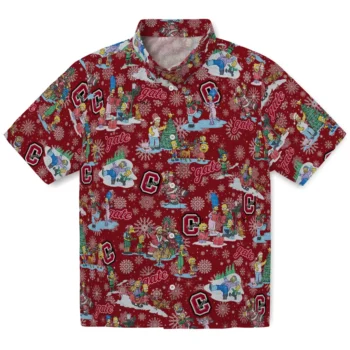colgate raiders simpsons christmas maroon hawaiian shirts best selling