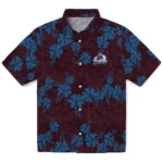 Colorado Avalanche Hawaiian Shirt – 50th State Flower