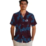 Colorado Avalanche Hawaiian Shirt – 50th State Flower