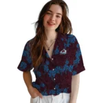 Colorado Avalanche Hawaiian Shirt – 50th State Flower