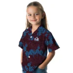 Colorado Avalanche Hawaiian Shirt – 50th State Flower