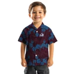 Colorado Avalanche Hawaiian Shirt – 50th State Flower
