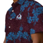 Colorado Avalanche Hawaiian Shirt – 50th State Flower
