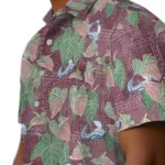 Colorado Avalanche Hawaiian Shirt – Anthurium Overlay