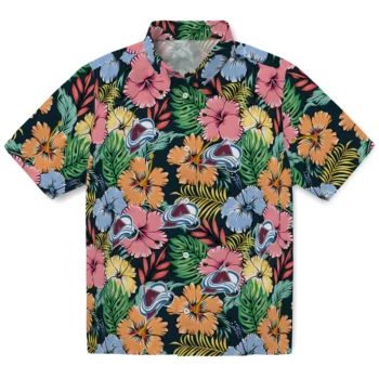colorado avalanche brilliant hibiscus garden hawaiian shirts best selling