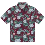 Colorado Avalanche Hawaiian Shirt – Flamingo and Hibiscus