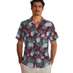 Colorado Avalanche Hawaiian Shirt – Flamingo and Hibiscus