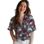 Colorado Avalanche Hawaiian Shirt – Flamingo and Hibiscus