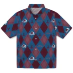 Colorado Avalanche Hawaiian Shirt – Golfing Plaid