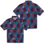 Colorado Avalanche Hawaiian Shirt – Golfing Plaid