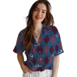 Colorado Avalanche Hawaiian Shirt – Golfing Plaid