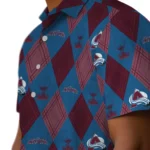 Colorado Avalanche Hawaiian Shirt – Golfing Plaid