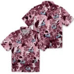 Colorado Avalanche Hawaiian Shirt – Hibiscus Arrangement