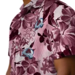 Colorado Avalanche Hawaiian Shirt – Hibiscus Arrangement