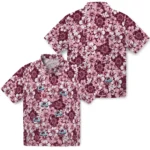 Colorado Avalanche Hawaiian Shirt – Hibiscus Blooms