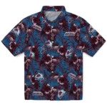 Colorado Avalanche Hawaiian Shirt – Hibiscus Exotic