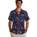 Colorado Avalanche Hawaiian Shirt – Hibiscus Exotic