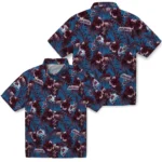 Colorado Avalanche Hawaiian Shirt – Hibiscus Exotic