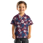 Colorado Avalanche Hawaiian Shirt – Hibiscus Flower Design