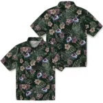 Colorado Avalanche Hawaiian Shirt – Hibiscus Leaves Pattern