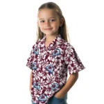 Colorado Avalanche Hawaiian Shirt – Hibiscus Motif