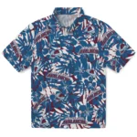 Colorado Avalanche Hawaiian Shirt – Hibiscus Overlay