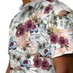 Colorado Avalanche Hawaiian Shirt – Hibiscus Seaside
