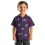 Colorado Avalanche Hawaiian Shirt – Leaf Outline
